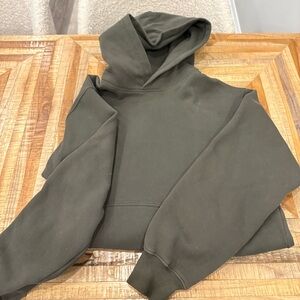 Aritzia Forest Green Sweatfleece Perfect Hoodie